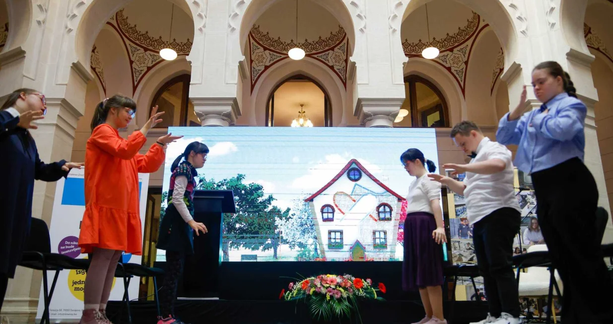 Obilježavanja Svjetskog dana sa Down sindromom u organizaciji Udruženja Život sa Down sindromom Federacije Bosne i Hercegovine - Gradska vijećnica Sarajevo/Damir Deljo/Damir Deljo