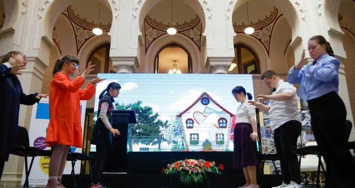 Obilježavanja Svjetskog dana sa Down sindromom u organizaciji Udruženja Život sa Down sindromom Federacije Bosne i Hercegovine - Gradska vijećnica Sarajevo/Damir Deljo/Damir Deljo