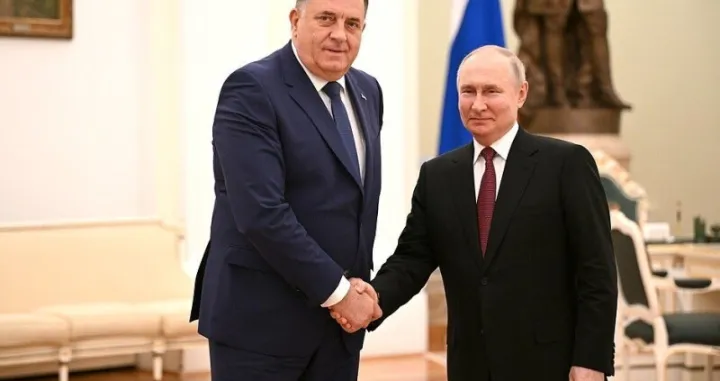 Dodik i Putin/Twitter