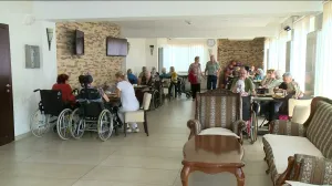 Starački dom ilustracija/