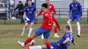 FK Famos - FK Borac (FOTO: Sanel Konjhodžić/Sport1)