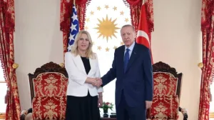 Željka Cvijanović i Recep Tayyip Erdogan, susret u Istanbulu/Instagram