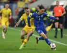 Soccer Football - World Cup - UEFA Qualifiers - Group H - Romania v Bosnia & Herzegovina - Arena Nationala, Bucharest, Romania - March 21, 2025 Bosnia & Herzegovina's Amar Dedic in action with Romania's Denis Dragus Inquam Photos via REUTERS/George Calin ROMANIA OUT. NO COMMERCIAL OR EDITORIAL SALES IN ROMANIA. THIS IMAGE HAS BEEN SUPPLIED BY A THIRD PARTY.