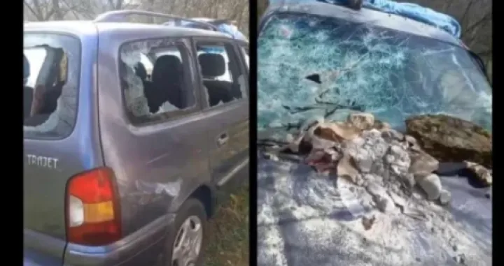 novinarki Rijaldi Mujezinović kojoj su, kako je navedeno, vandali razlupali automobil u porodičnoj kući u Brodarevu, nedaleko od Prijepolja/Screenshot