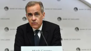 epa08285341 The Bank of England Governor Mark Carney speaks to the press during an emergency press conference in London, Britain, 11 March 2020. The Bank of England has announced it has cut interest rates in response to the Coronavirus outbreak. EPA/ANDY RAIN/Andy Rain