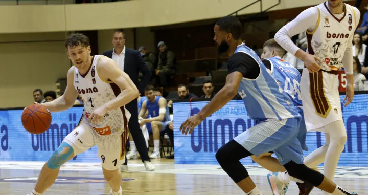 KK Bosna - Podgorica - ABA 2 liga (FOTO: Sport1 - Sanel Konjhodžić)