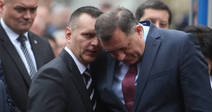 Dragan Lukač i Milorad Dodik/