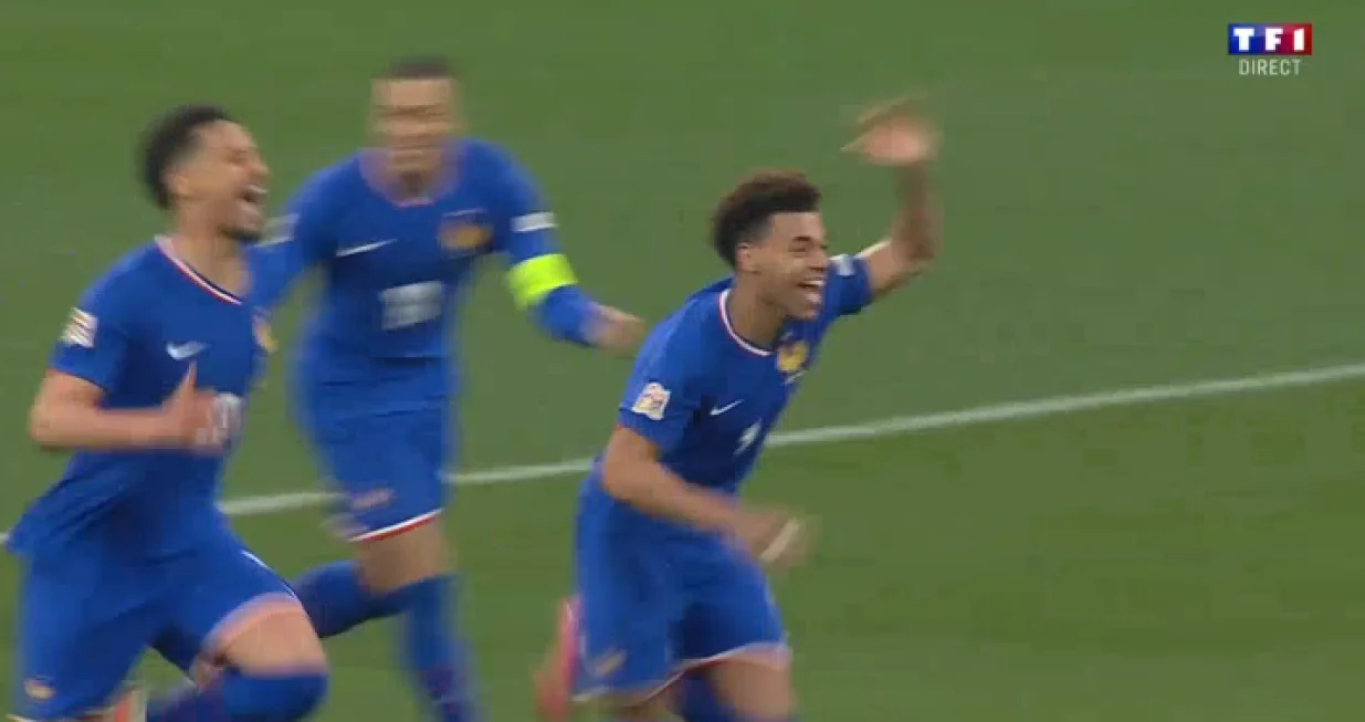 Slavlje Francuza nakon prolaska