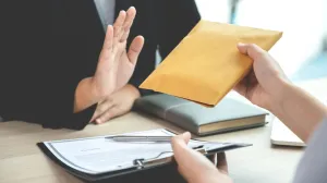 korupcija ilustracija/