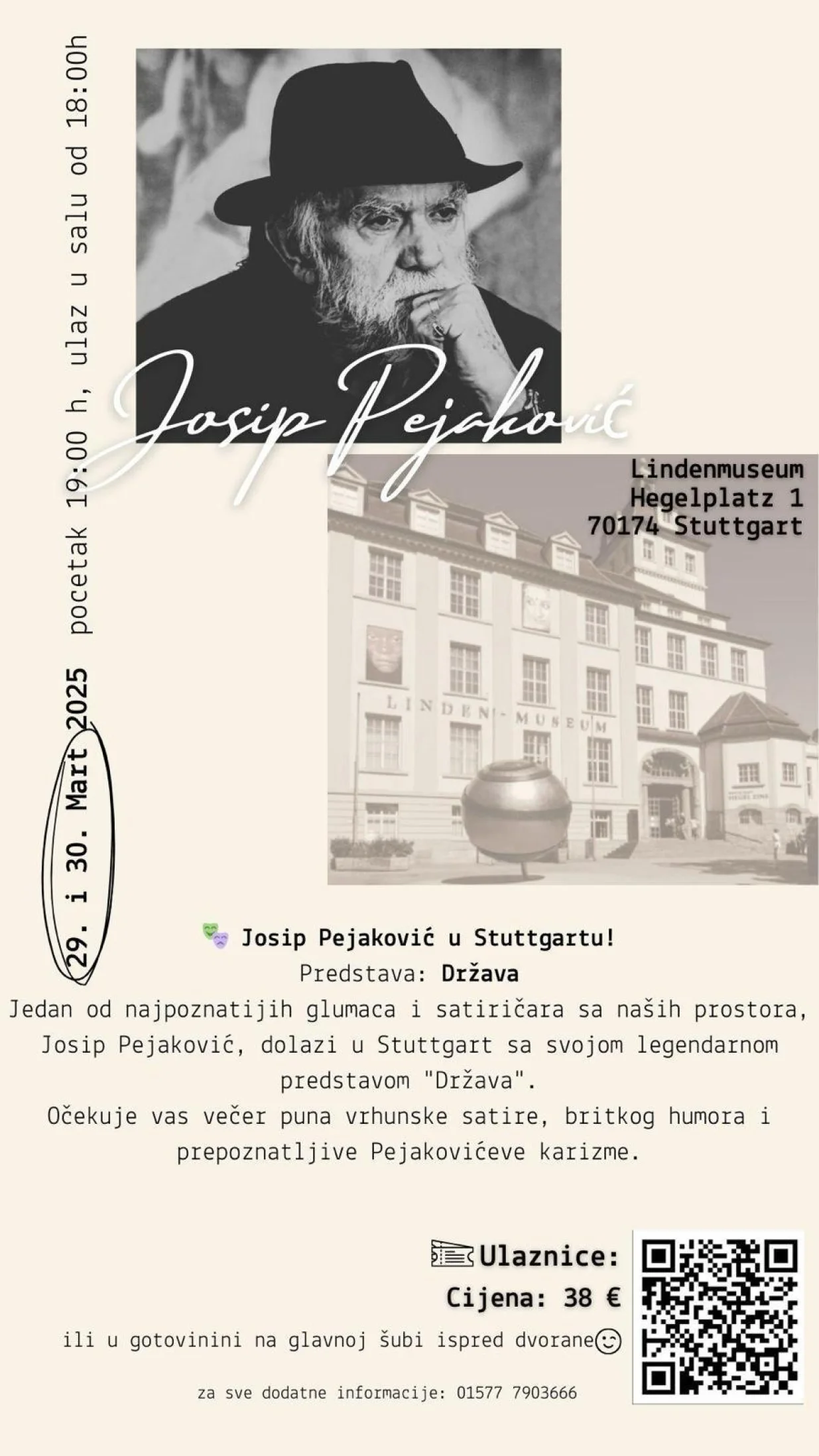 Predstava "Država" Josipa Pejakovića u Stuttgartu//