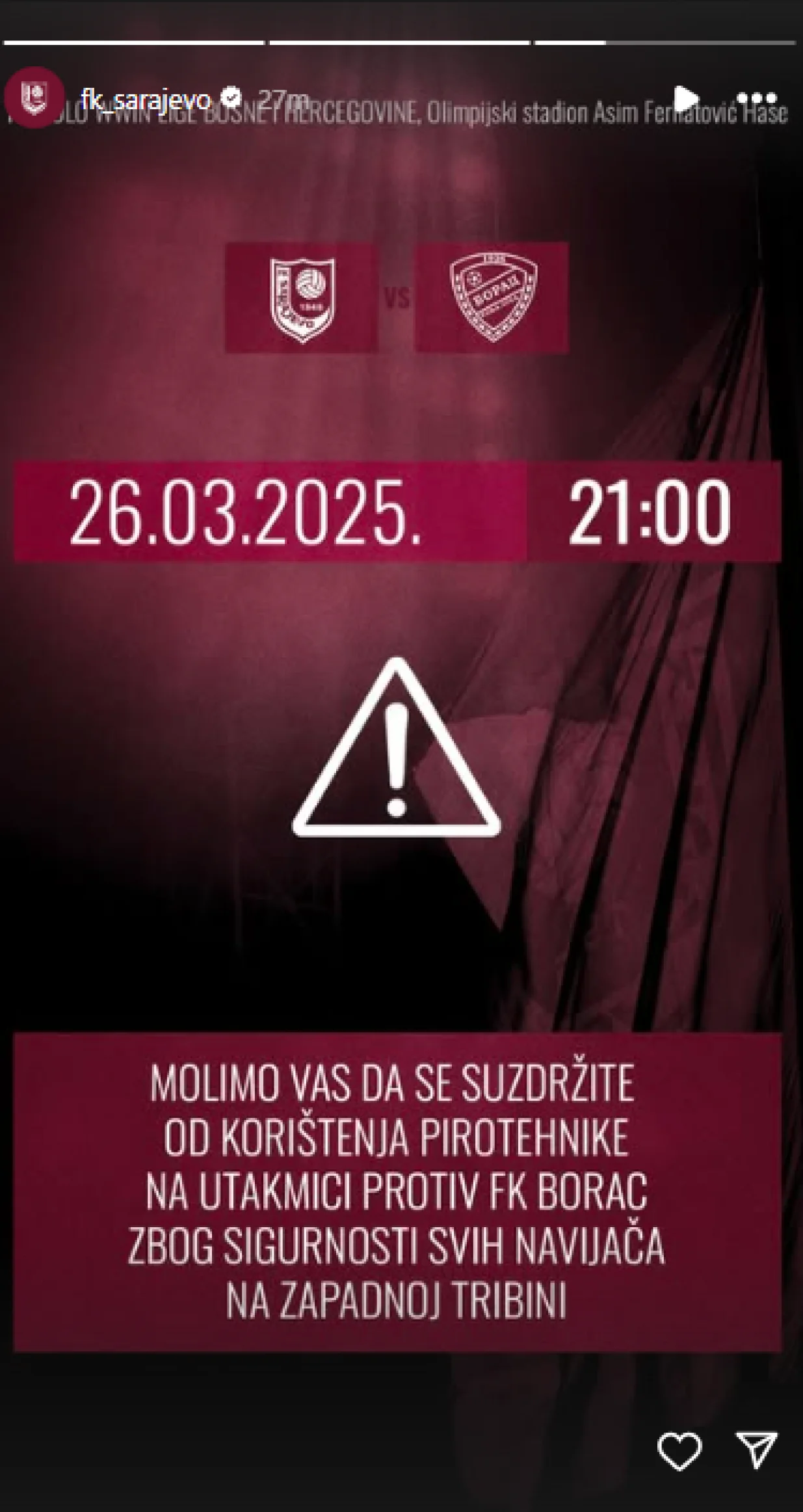 FOTO: FK Sarajevo