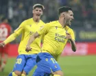 epa10382999 Cadiz's forward Lucas Perez celebrates after scoring the 1-1 during the Spanish LaLiga soccer match between Cadiz CF and UD Almeria at Nuevo Mirandilla stadium in Cadiz, Andalusia, Spain, 30 December 2022. EPA/Roman Rios