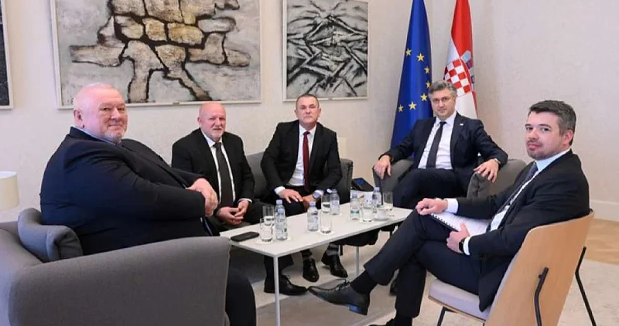 Plenković i zvaničnici hrvatskog naroda u RS-u/