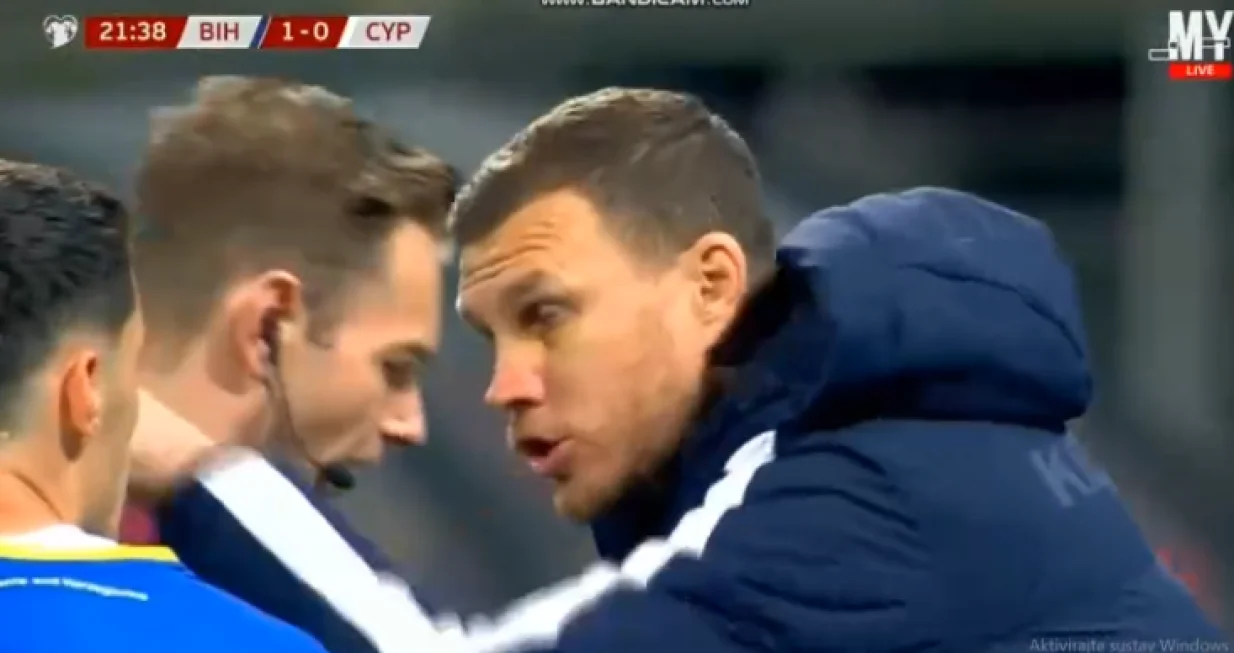 Sjajna reakcija Edina Džeke