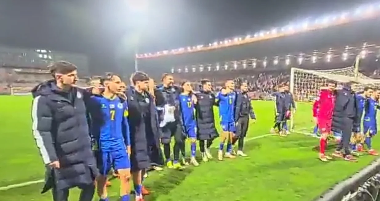 Veliko slavlje reprezentativaca sa publikom