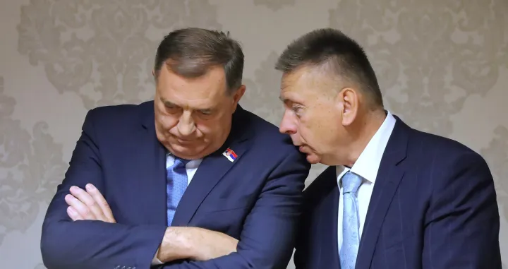 Milorad Dodik i Goran Bubić/Senad Gubelić