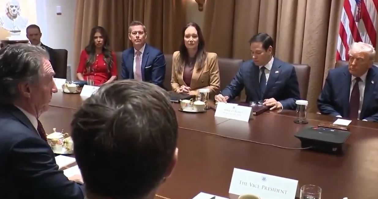 Bijela kuća, sastanak, ilustracija/Screenshot