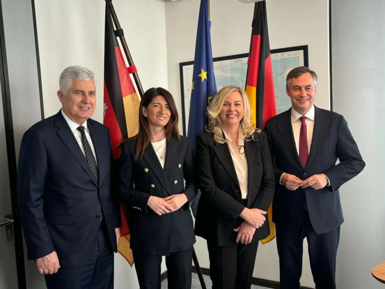 Čović u Bruxellesu s McAllisterom i Zovko: Fokus na europskom putu BiH//