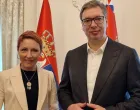 jelena milić, ambasadorica, aleksandar vučić//