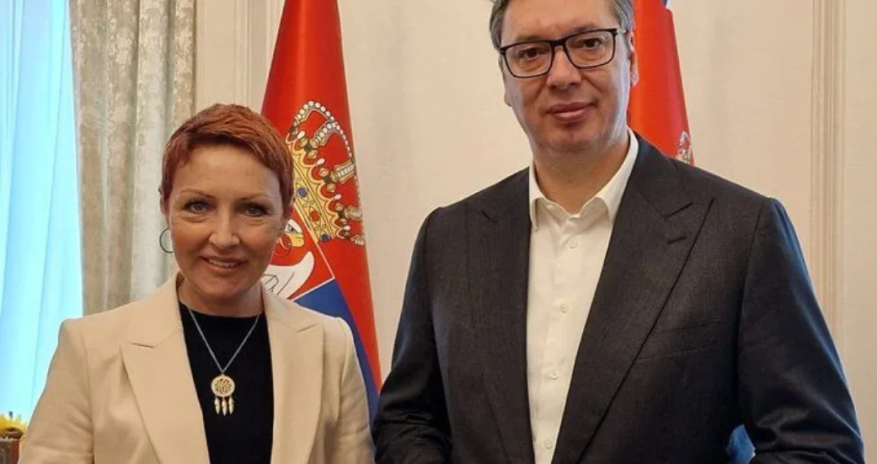 jelena milić, ambasadorica, aleksandar vučić//