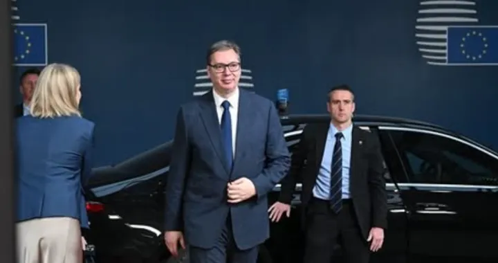 Aleksandar Vučić u Briselu, predsjednik Srbije, posjeta/Instagram