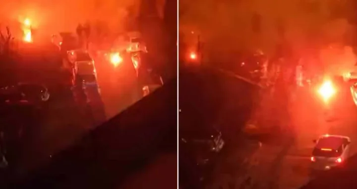 Navijački sukob u Sarajevu (FOTO: Crna hronika)