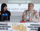 Pres konferencija sindikat radnika trgovine i uslužnih djelatnosti bih/Senad Gubelić