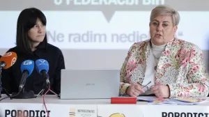 Pres konferencija sindikat radnika trgovine i uslužnih djelatnosti bih/Senad Gubelić