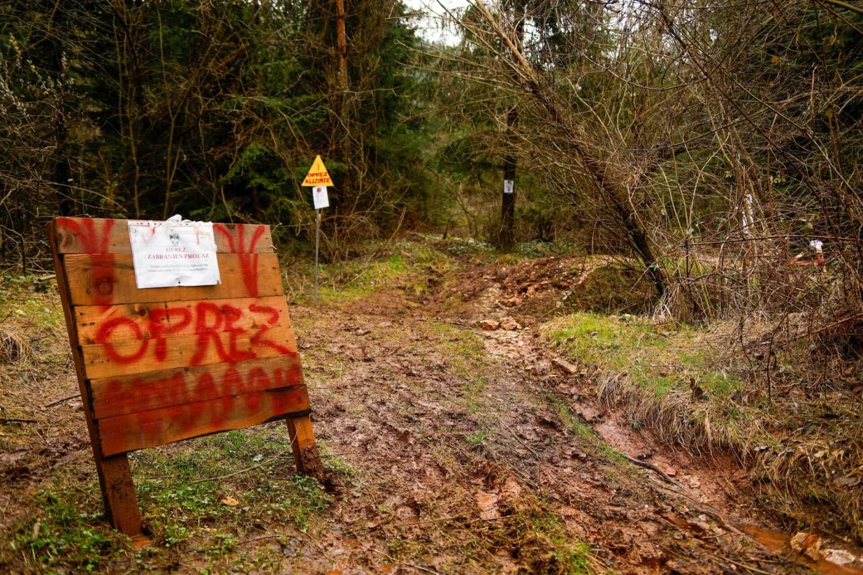 ¸Klizište na Curinim Njivama/Damir Deljo