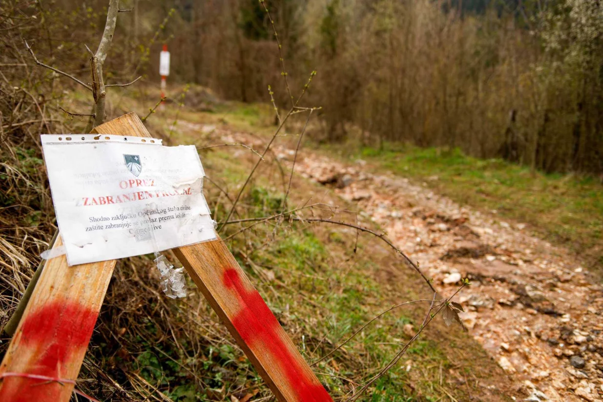 ¸Klizište na Curinim Njivama/Damir Deljo