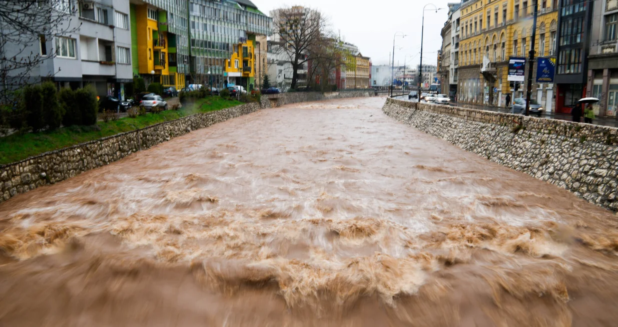 Bujica Miljacka mart 2025/Damir Deljo