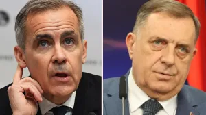 Mark Carney i Milorad Dodik/- 