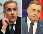 Mark Carney i Milorad Dodik/- 