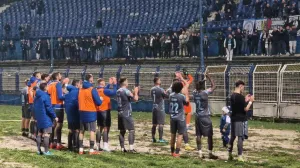 Slavlje igrača i navijača Željezničara