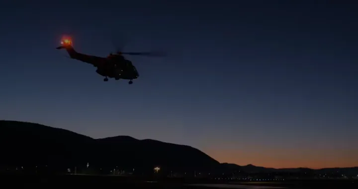 eufor, helikopter, vježba, bih, let, noć/Screenshot
