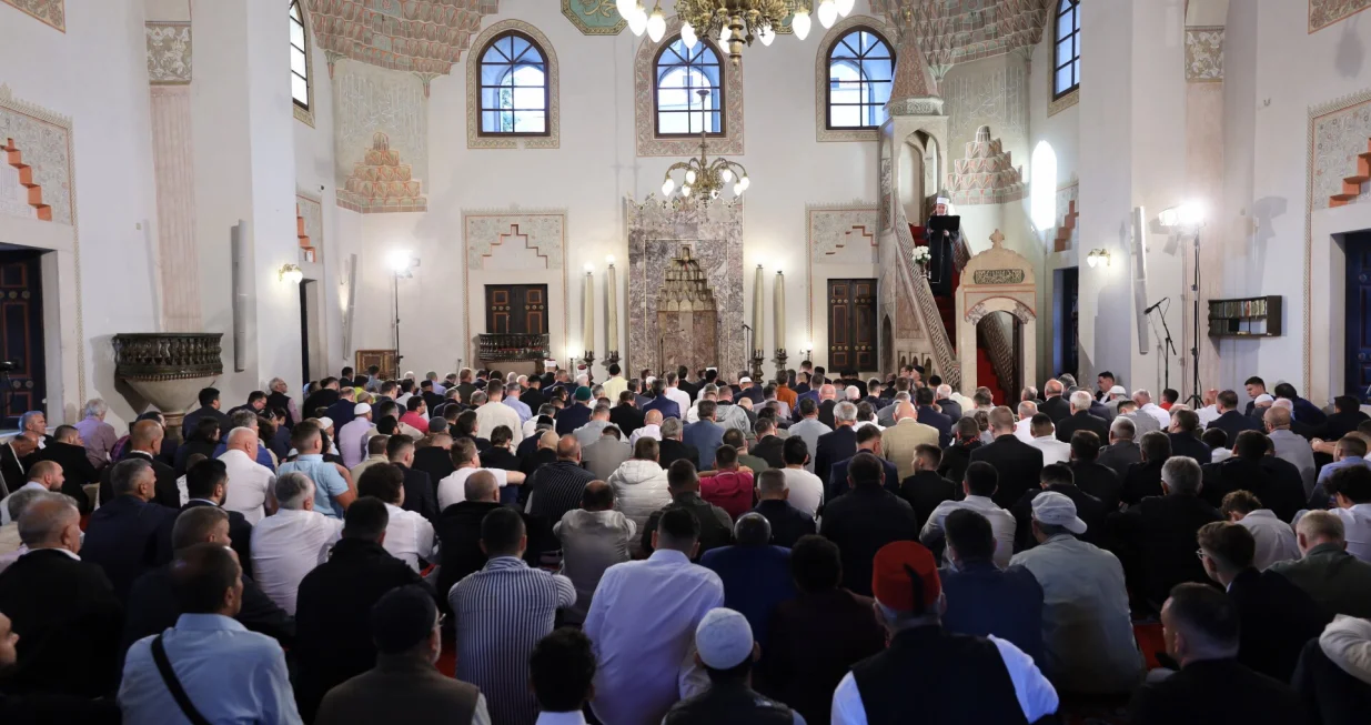 Centralna bajramska svečanost Rijaseta Islamske zajednice povodom Kurban-bajrama Gazi Husrev-begova džamija Sarajevo/Senad Gubelić