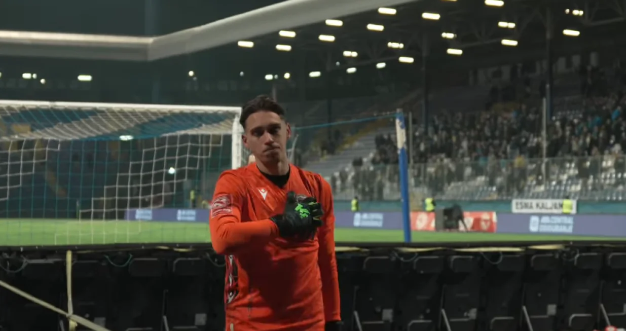 Vedad Muftić (FOTO: Screenshot/FK Željezničar)