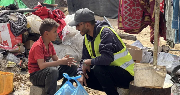Muslimansko dobrotvorno društvo Merhamet, povodom Ramazanskog bajrama, podijelilo je prehrambene pakete ugroženom stanovništvu Gaze/Merhamet