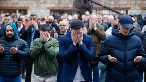 Klanjan bajram-namaz u Sarajevu/Damir Deljo