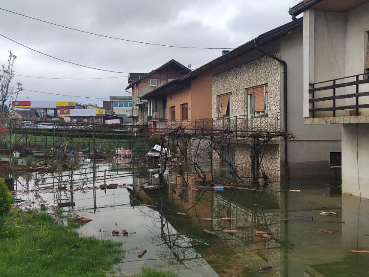 Poplave u Prijedoru/Rtrs