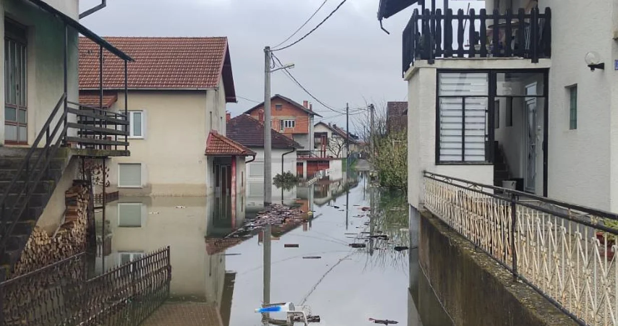 Poplave u Prijedoru/Rtrs