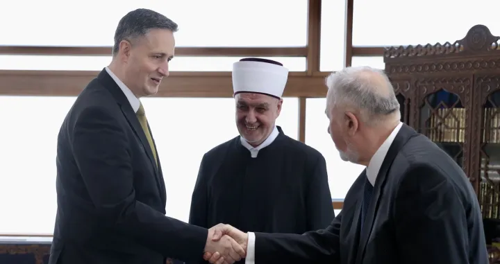 Bajramsko čestitanje kod reisul-uleme Huseina ef. Kavazovića/Amer Kajmović