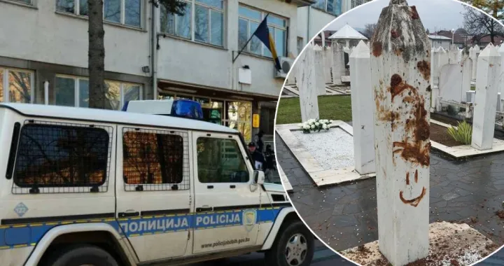 Policija rasvijetlila slučaj - identifikovani vandali koji su oštetili 14 nišana na Šehidskom mezarju/Oslobođenje 