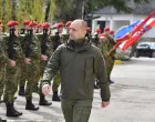 12.03.2025., Knin - Prijavak ministru obrane Ivanu Anusicu u vojarni 4.gardijske brigade Pauci prilikom radnog posjeta. Photo: Hrvoje Jelavic/PIXSELL/Hrvoje Jelavic/pixsell