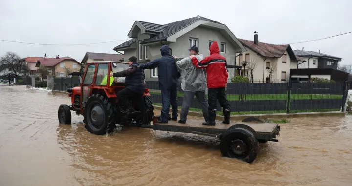 Laktaši poplavljeni /Anadolija/