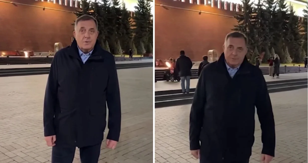 Milorad Dodik u Moskvi/Prtsc