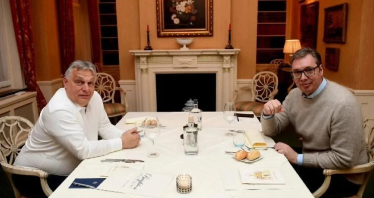 Aleksandar Vučić i Viktor Orban/
