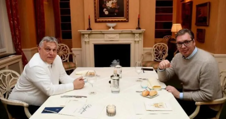 Aleksandar Vučić i Viktor Orban/