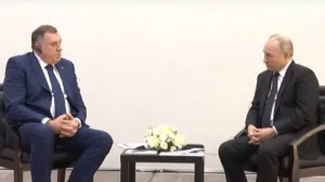 Dodik i Putin su se sastali u Kazanju/Screenshot/