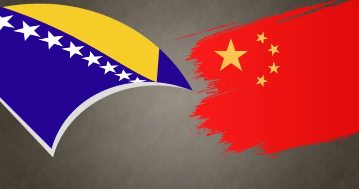 kina, bosna, zastave/Benjamin Krnić